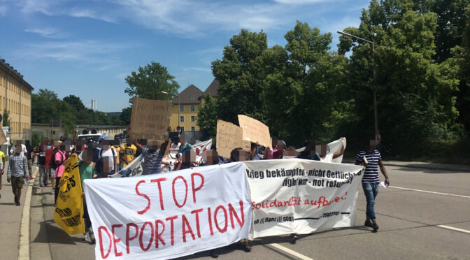 Stop Killing Refugees! Zahlreiche Menschen auf Demonstrationen in Regensburg und Nürnberg