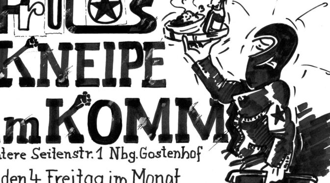 Proloskneipe im Oktober: Kommunistischer Aufbau zu Gast in Nürnberg mit Vortrag zu rechtem Terror