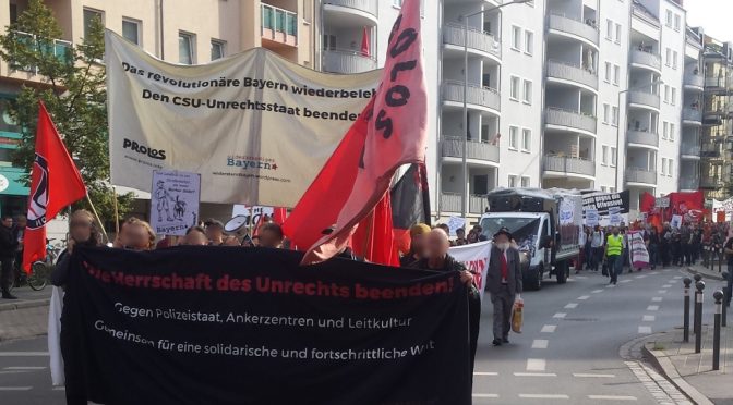Widerständiges Bayern in Nürnberg: So war die Demo